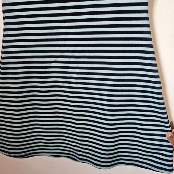EUC FP BEACH STRIPED MOCK NECK CAP SLEEVES SHORT DRESS SIZE XS - Picture 4 of 15